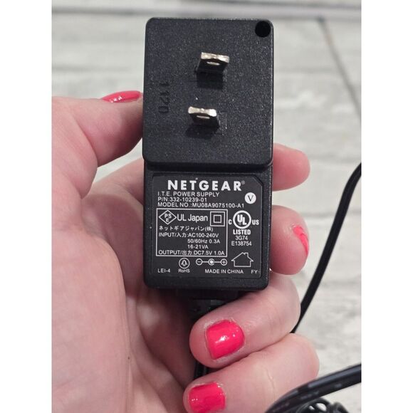 NETGEAR ProSafe FS105‎ 5-Port 10/100 Fast Ethernet Switch w/ AC Adapter WORKING - Picture 9 of 10